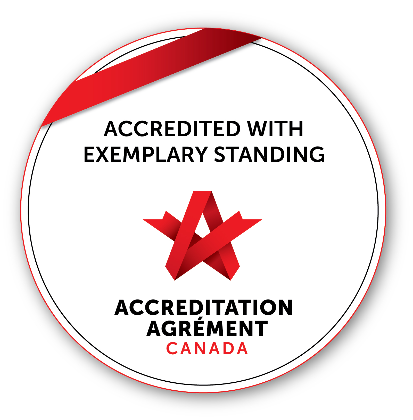Accreditation with Exemplary Standing Seal