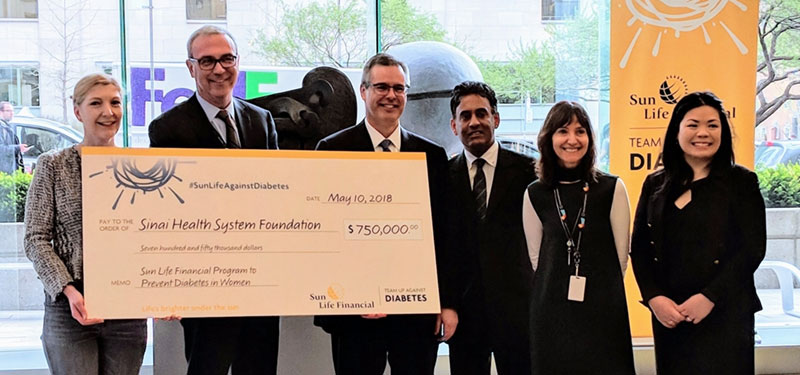 Sun Life Financial and Sinai Health System to launch innovative prevention program for women with gestational diabetes