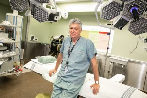 Dr. Mathew Sermer in an operating room
