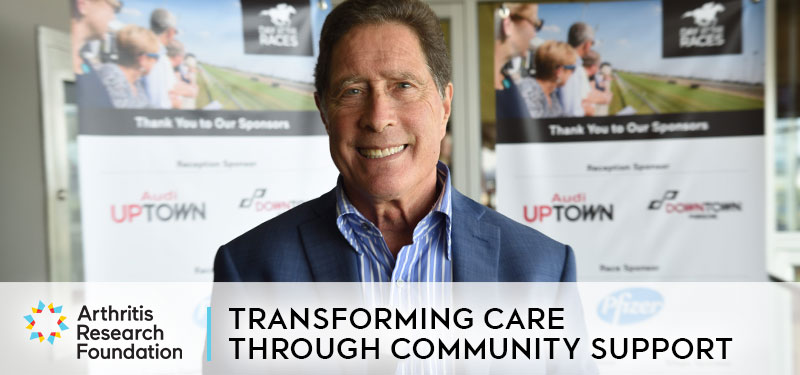 Dr. Ed Keystone with text Transforming Care through Community Support