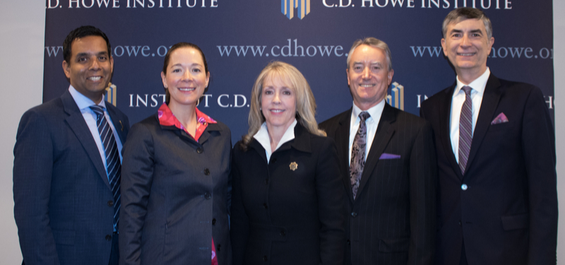Panelists at CD Howe Long-Term Care event