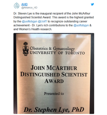 Dr. Stephen Lye Award