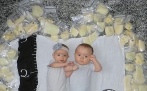 photo of babies and donated milk